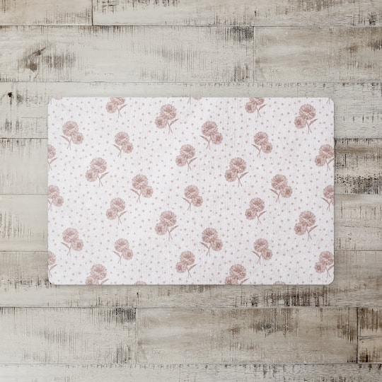 Floral Dots Floor Mat